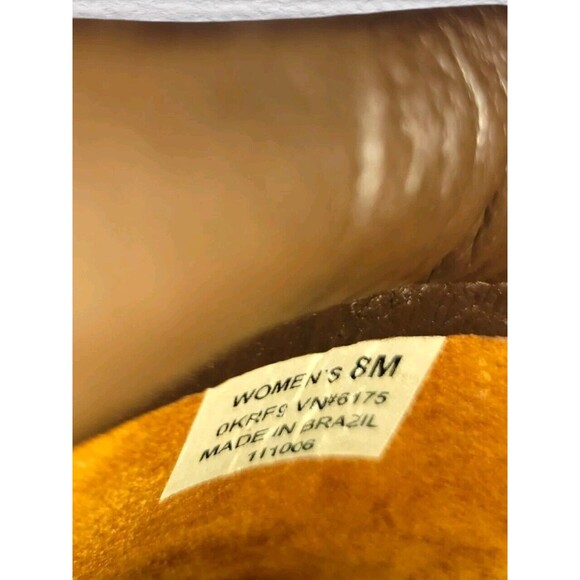 L.L. Bean Brown Embossed Leather Clogs - Picture 10 of 10